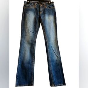 Daisy Fuentes Mystic Wash Jeans Women's‎ Size 4 Slight Boot Cut Cotton/Spandex